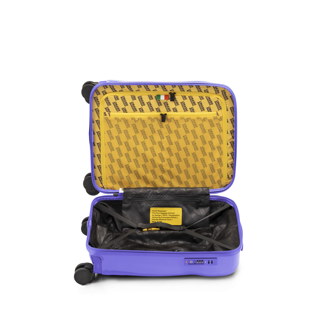 Icon Tone on Tone, Cabin 4 Wheels Suitcase | Crash Baggage - Wake Concept Store