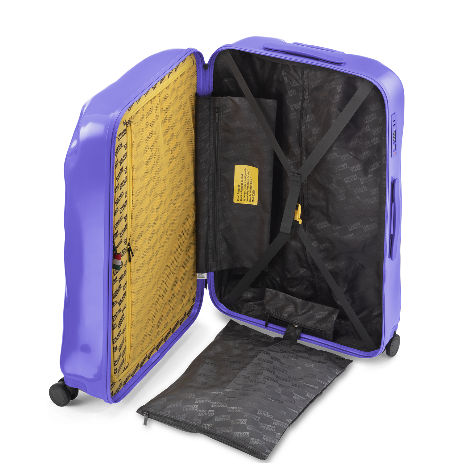 Icon Tone on Tone, Cabin 4 Wheels Suitcase | Crash Baggage - Wake Concept Store