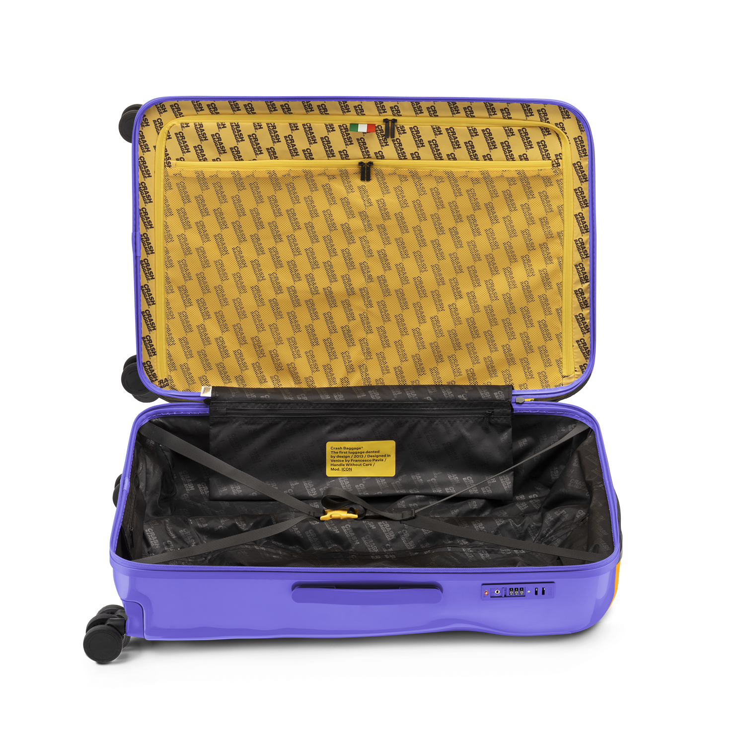 Icon Tone on Tone, Large 4 Wheels Suitcase | Crash Baggage - Wake Concept Store