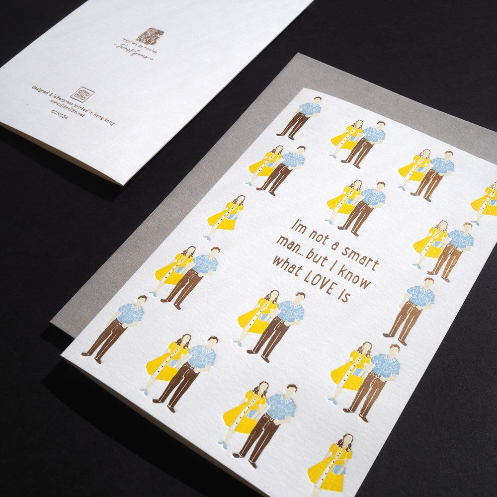 Letterpress Love Card