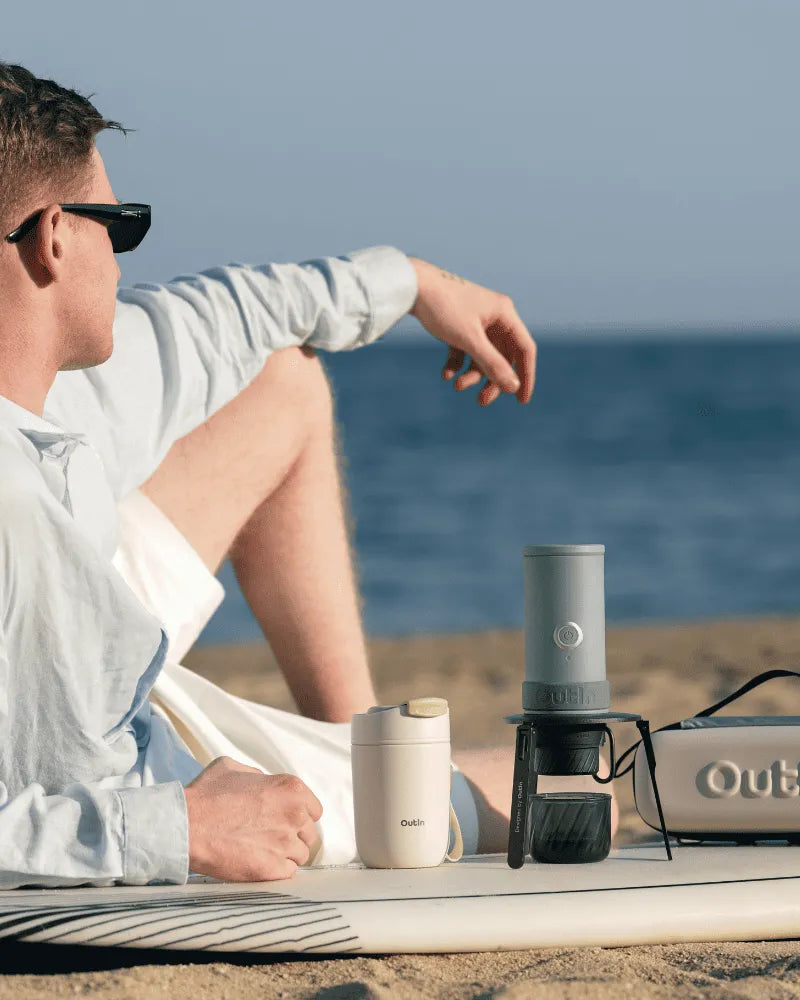 Mino Portable Electric Espresso Machine, Canyon Green
