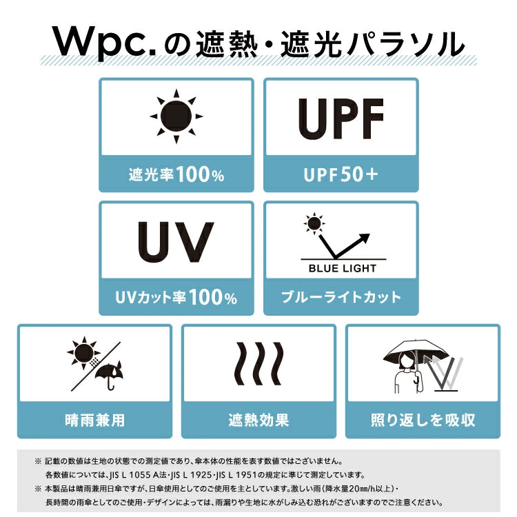 Chiikawa x Wpc. 100% UV Protection Parasol Umbrella, Flower Crown/Sleepy Yellow