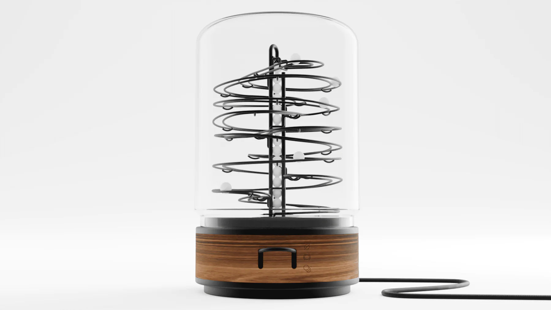 Marbolous 360° Design Marble Track Desk Toy, Electroll Walnut | Marbolous - Wake Concept Store