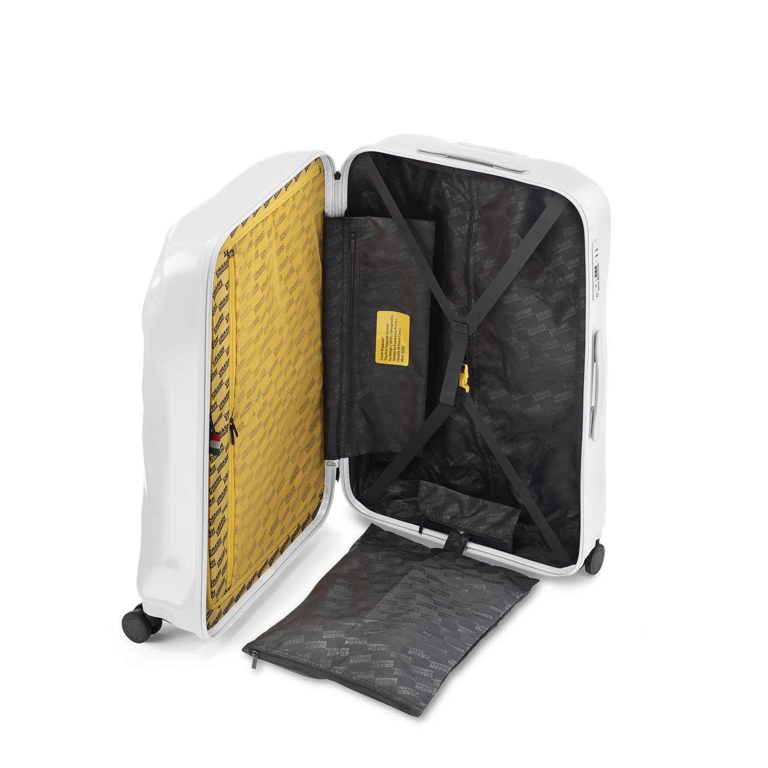 Icon Tone on Tone, Cabin 4 Wheels Suitcase | Crash Baggage - Wake Concept Store