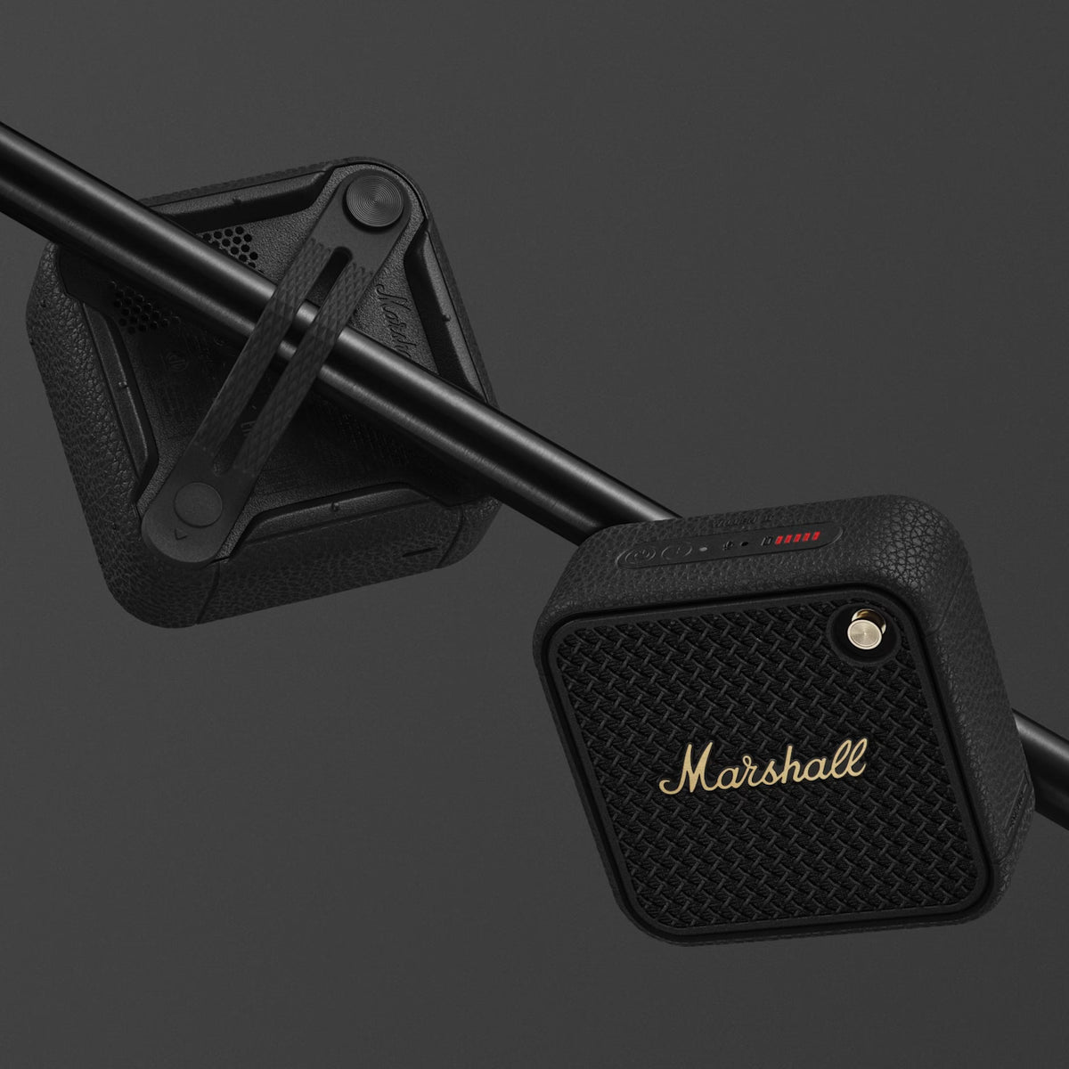 WILLEN II Portable Speaker, Black and Brass