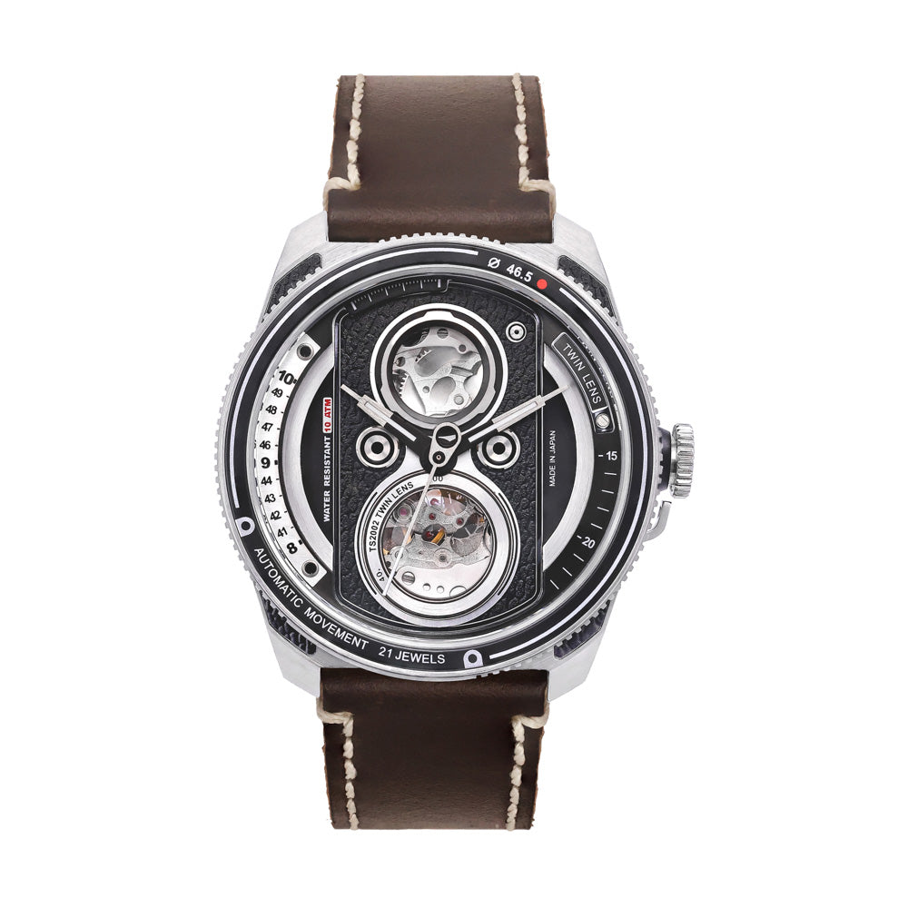 Automatic Twin Lens Watch - Modern Silver | TACS - Wake Concept Store