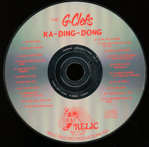 The G-Clefs : Ka-Ding-Dong (CD, Mono)