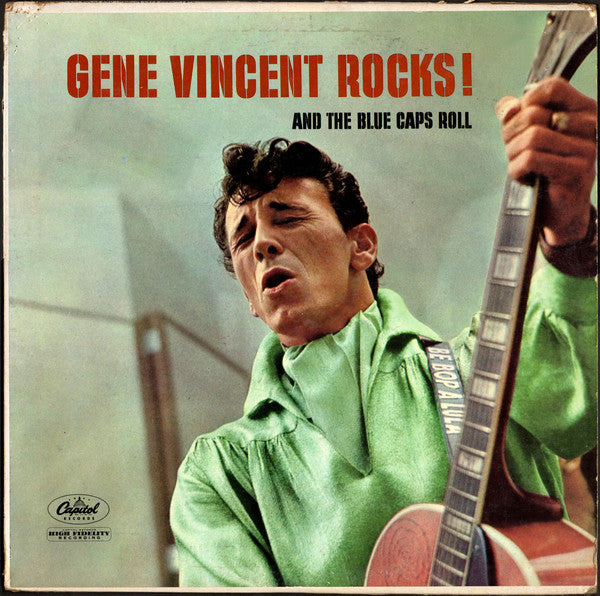 Gene Vincent : Gene Vincent Rocks! And The Blue Caps Roll (LP, Album)