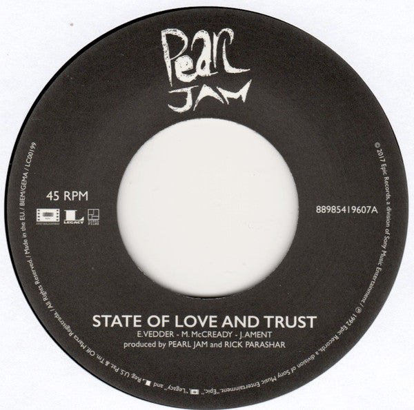Pearl Jam : State Of Love And Trust b/w Breath (7", RSD, Single)