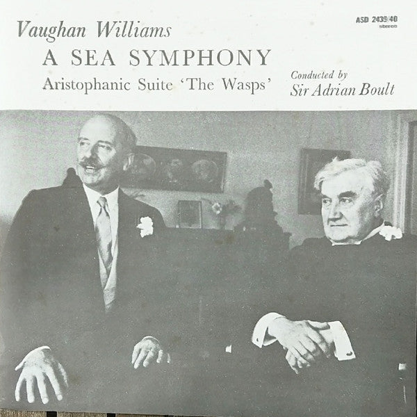 Ralph Vaughan Williams : A Sea Symphony/The Wasps (2xLP, Album)