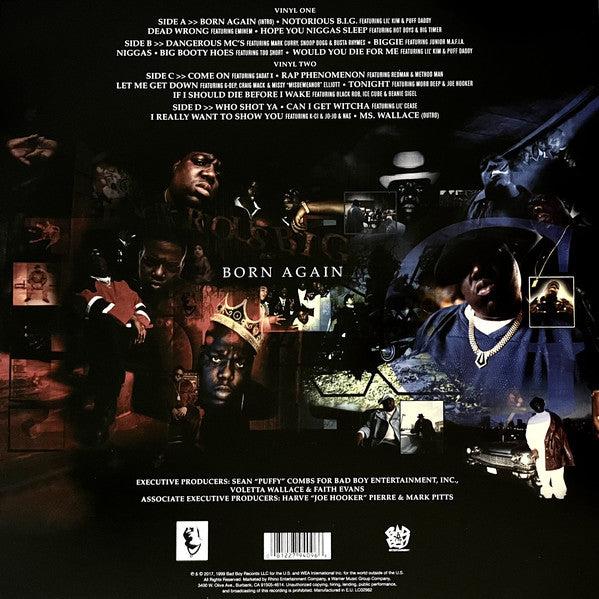 Notorious B.I.G. : Born Again (2xLP, Album, RSD, Ltd, RE, Gol)