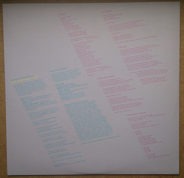 Feist : Pleasure (LP + LP, S/Sided, Etch + Album)