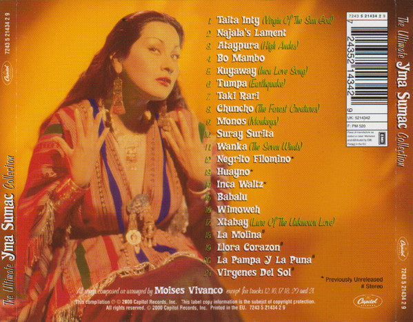 Yma Sumac : The Ultimate Yma Sumac Collection (CD, Comp, Mono, ims)