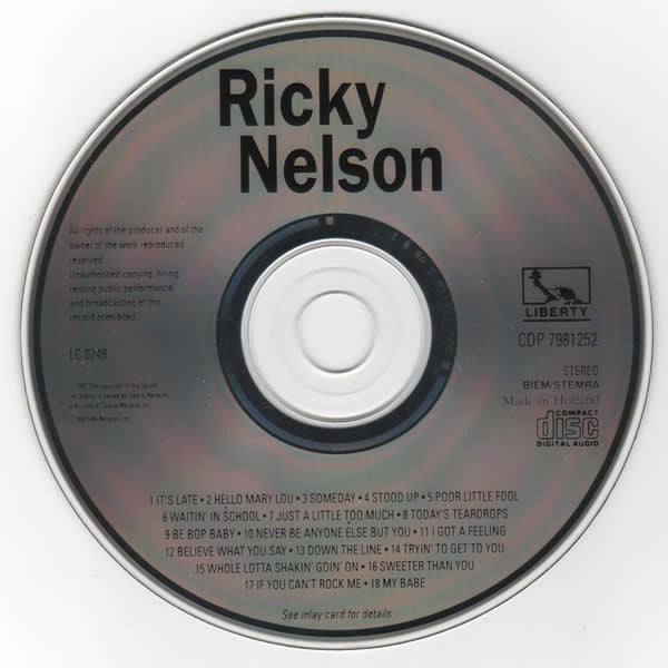 Ricky Nelson (2) : Ricky Nelson (CD, Comp)