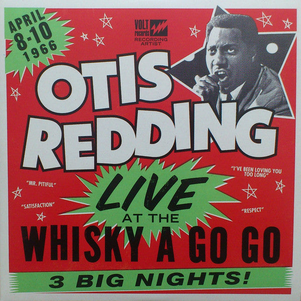 Otis Redding : Live At The Whisky A Go Go (2xLP, Album, 180)