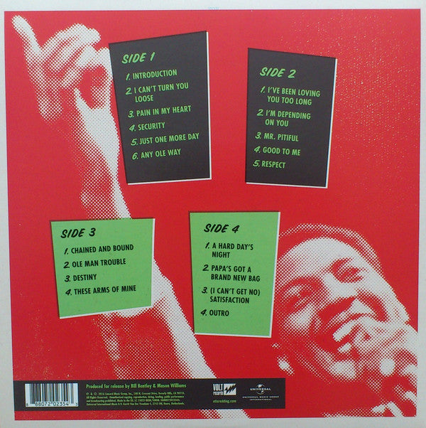 Otis Redding : Live At The Whisky A Go Go (2xLP, Album, 180)