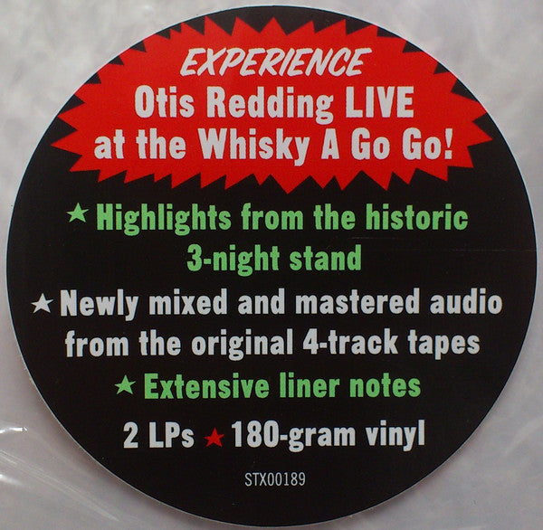 Otis Redding : Live At The Whisky A Go Go (2xLP, Album, 180)