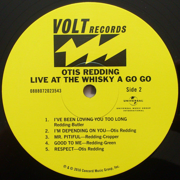 Otis Redding : Live At The Whisky A Go Go (2xLP, Album, 180)