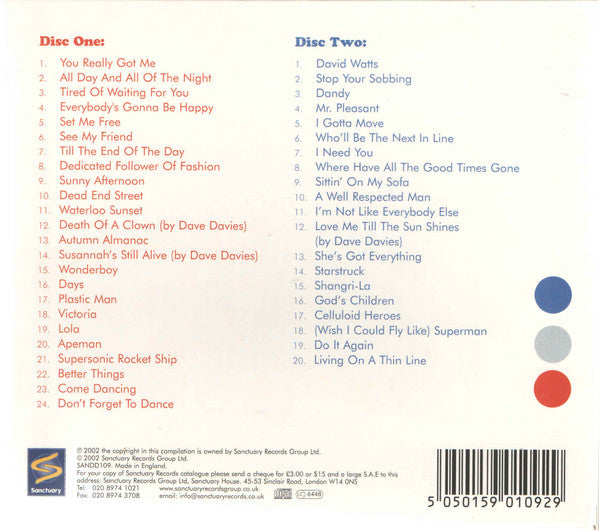 The Kinks : The Ultimate Collection (2xCD, Comp, Sli)