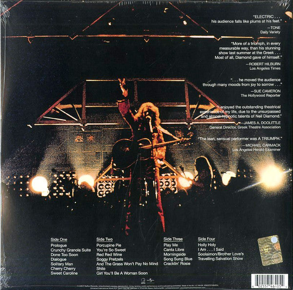 Neil Diamond : Hot August Night (2xLP, Album, RE, RM, 180)