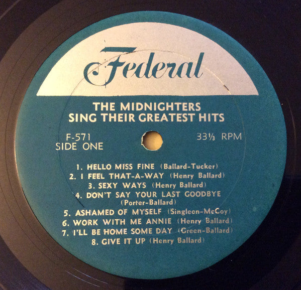 The Midnighters : Sing Their Greatest Hits (LP, Comp)