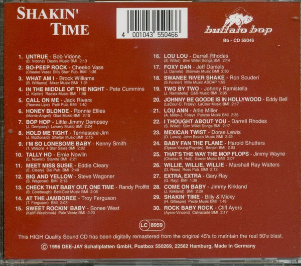 Various : Shakin' Time (CD, Comp)