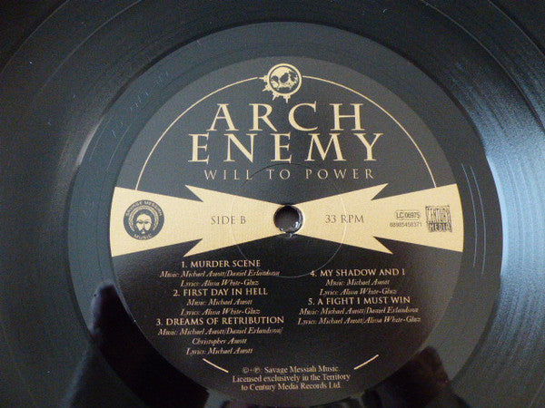 Arch Enemy : Will To Power (Box, Dlx, Ltd + LP, Album, 180 + CD, Album + CD, A)