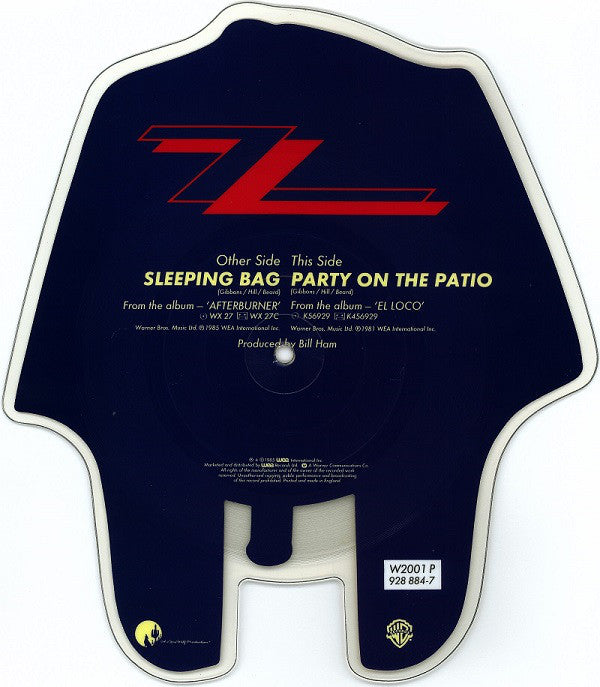 ZZ Top : Sleeping Bag (7", Shape, Ltd, Pic)