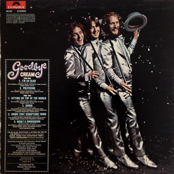 Cream (2) : Goodbye (LP, Album, Gat)