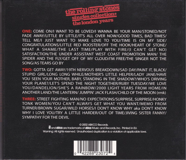 The Rolling Stones : Singles Collection* The London Years (3xSACD, Hybrid, Comp, RE, RM, Dig)