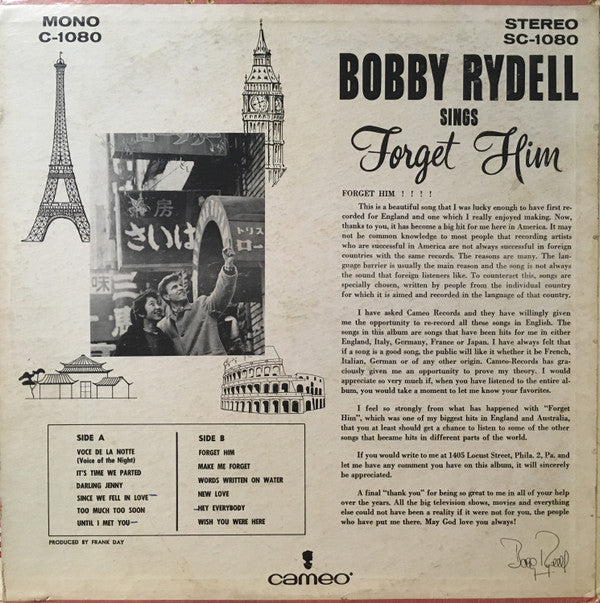 Bobby Rydell : Forget Him (LP, Mono, Aud)