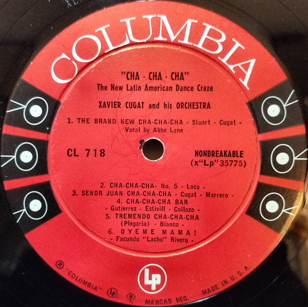 Xavier Cugat And His Orchestra : Cha Cha Cha (LP, Album, Mono, Hol)