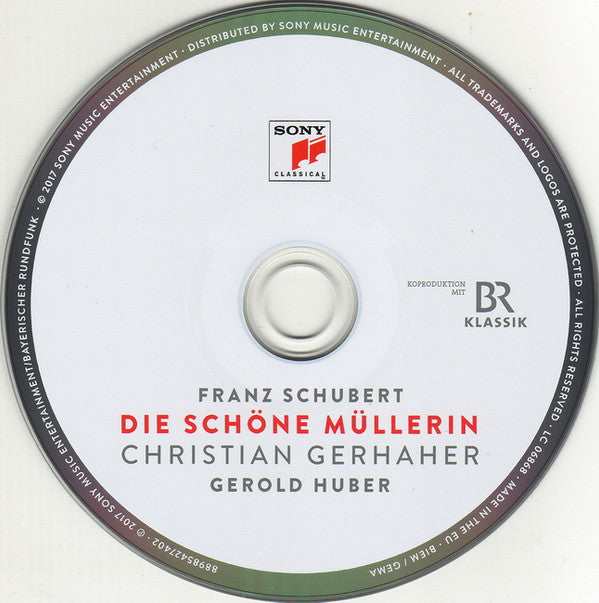 Franz Schubert, Christian Gerhaher, Gerold Huber : Die Schöne Müllerin (CD, Album)