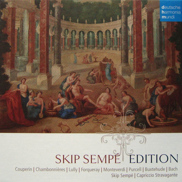 François Couperin | Jacques Champion de Chambonnières | Jean-Baptiste Lully | Antoine Forqueray | Claudio Monteverdi | Henry Purcell | Dieterich Buxtehude | Johann Sebastian Bach - Skip Sempé | Capriccio Stravagante : Skip Sempé Edition (10xCD, Album + Box, Comp)