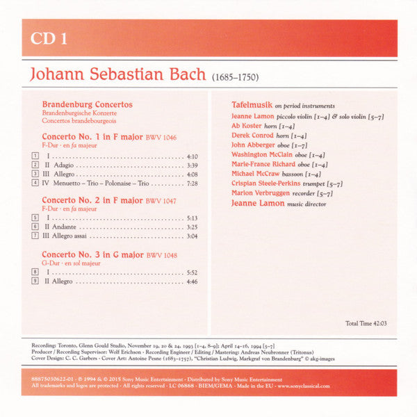 Tafelmusik Baroque Orchestra : The Complete Sony Recordings (47xCD + Box)