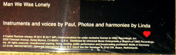 Paul McCartney : McCartney (LP, Album, Ltd, RE, RM, Red)