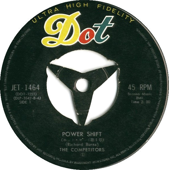 The Competitors : Power Shift / 409 (7")