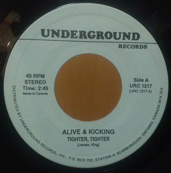 Alive 'N Kickin' / Freddy Cannon & The Belmonts : Tighter, Tighter / Let's Put The Fun Back In Rock N Roll (7", Single)