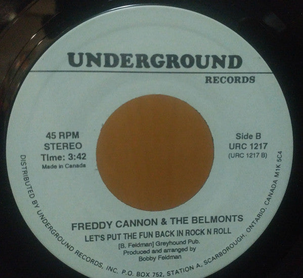 Alive 'N Kickin' / Freddy Cannon & The Belmonts : Tighter, Tighter / Let's Put The Fun Back In Rock N Roll (7", Single)