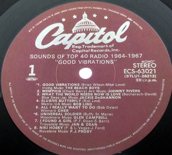 Various : Good Vibrations- Sounds Of Top 40 Radio 1964-1967 (LP, Album, Comp, Mono)