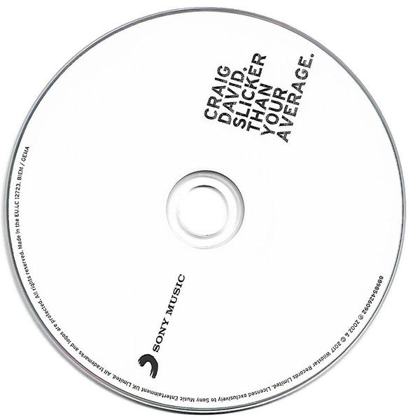 Craig David : Slicker Than Your Average (CD, Album, RE)
