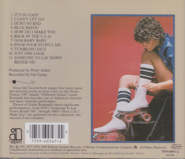 Linda Ronstadt : Greatest Hits Volume Two (CD, Comp, RE)