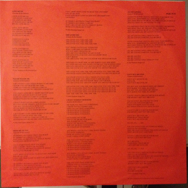 The Beatles : 1962-1966 (2xLP, Comp, Mono, RP)