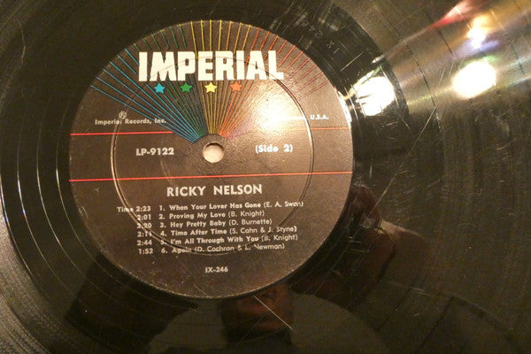 Ricky Nelson (2) : More Songs By Ricky (LP, Mono)