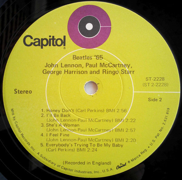 The Beatles : Beatles '65 (LP, Album, RP, Lim)