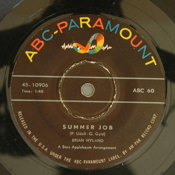 Brian Hyland : Sealed With A Kiss (7")