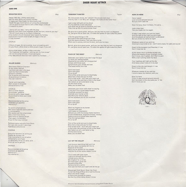 Queen : Sheer Heart Attack (LP, Album, 2nd)