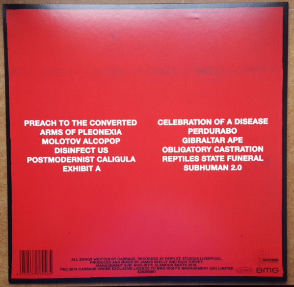 Cabbage (3) : Nihilistic Glamour Shots (LP, Album, Ltd, Red)