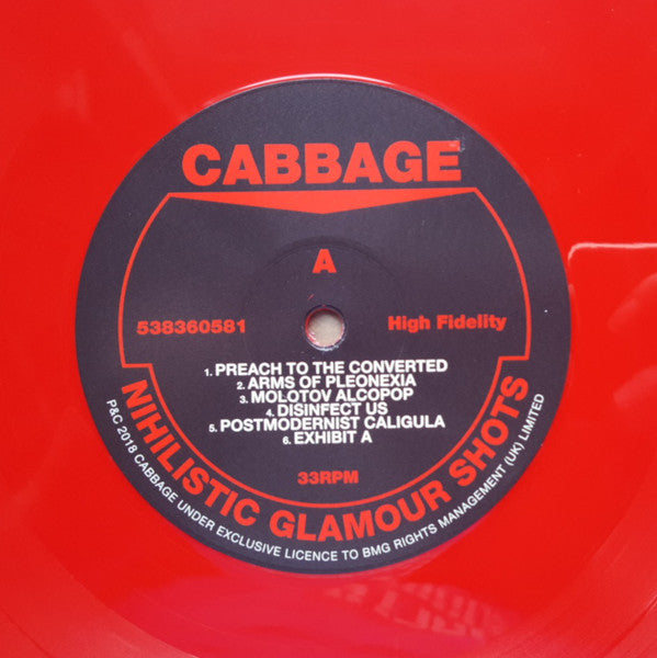 Cabbage (3) : Nihilistic Glamour Shots (LP, Album, Ltd, Red)