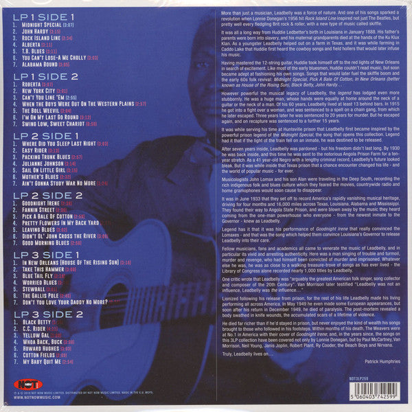 Leadbelly : Midnight Special (3xLP, Comp)